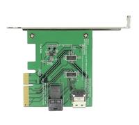 Delock Tarjeta PCI Express x4 U.2 NVMe a 1 x Interna SFF-8654 4i + 1 x Interna