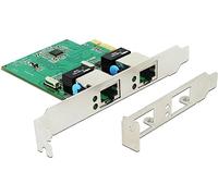 DeLock Tarjeta PCIe 2Xgigabit LAN Adaptador
