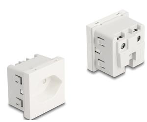 Delock tomacorriente easy 45 con conexión a tierra t13 suiza 45 x 45