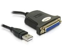 DeLock Adaptador de puerto paralelo 61650 – Negro