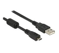 DeLOCK USB 2.0 Cable - 1.0m 1m USB A Micro-USB B Negro - Cable USB (1 m, USB A, Micro-USB B, Negro)