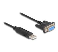 Delock usb 2.0 zu seriell rs-232 adapter sub-d 9 buchse mit schrauben