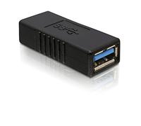 Delock usb 3.0-a adapter usb-a negro