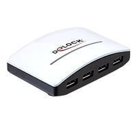 DELOCK 61762 - Concentrador de 4 puertos USB 3.0 DELOCK con fuente de alimentac
