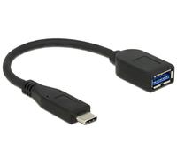 Delock usb 3.1 gen 2 type-cyp-a cable usb 0,1 m usb c usb a negro