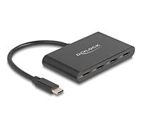 Delock USB 3.2 Gen 2 USB Type-C(TM) Hub con 4 x USB Type-C(TM) Jack - 10 Gbps