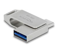Delock usb 5 gbps lápiz de memoria usb-c + tipa-a 256 gb - carcasa de
