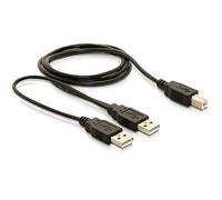 DeLOCK USB-B/USB-A Cable - Cable USB, Negro