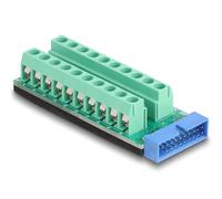Delock usb base de conexiones macho a adaptador de bloque de terminale