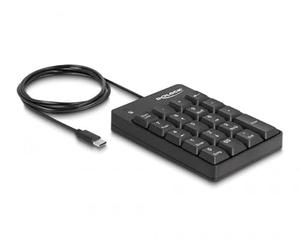 DELOCK USB bloque número C 19 Llaves negras