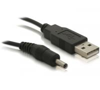 Delock usb cable power-kabel,3,1mm hohlst. negro 1,5 m usb a