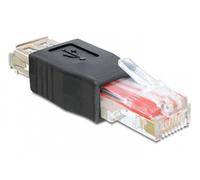Delock usb - rj45 usb 2.0 negro