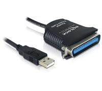 Delock usb to printer cable 1,8m cable paralelo negro
