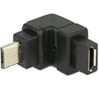 DeLOCK USB2.0Micro-B/USB2.0Micro-B Negro - Adaptador para cable (USB 2.0 Micro-B, USB 2.0 Micro-B, Male connector / Female connector, Negro)
