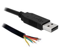 83117 Cable USB 2.0 Cables,USB A Plug 1.8m Negro 26AWG DELOCK