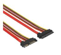 DeLock verlã ¤ ngerungskabel SATA 6 GB/s 22 Pin Macho > SATA 22 Pin Hembra (3,3 V + 5 V + 12 V) 100 cm