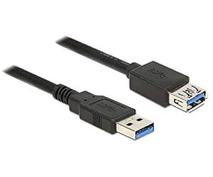 DeLock verlã ¤ ngerungskabel USB 3.0 Tipo A (Macho > USB 3.0 Tipo A Hembra (2,0 m Negro