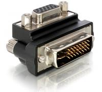 Delock vga adapter dvi-i 15-pin fm vga negro