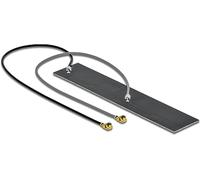 Delock WiFi 802.11ac/AX/a/h/b/g/n Doble Antena 2 x MHF Macho 2,2-4,0 dBi.