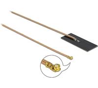 DELOCK WLAN 802.11 AC/AX/a/h/b/g/n Antena MHF I Conector 0,5-1,2dBi RG-178 1m PCB Intern Adhesivo