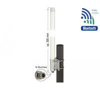 Delock wlan banda dual 802.11 ac/ax/a/b/g/n antena hembra n 6,2 - 8,0