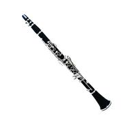 Deloitte Clarinete Bb, ABS, niquelado, DCL-225, clarinete profesional para principiantes, con bolsa de mano y kit de limpieza