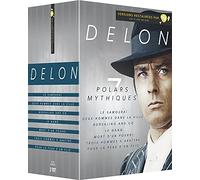 Delon - 7 films : Pour la peau d'un flic + Trois hommes à abattre + Le Gang + Borsalino & Co + Mort d'un pourri + Le Samouraï + Deux hommes dans la ville [DVD]