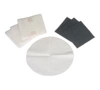 De'Longhi 552094 - Juego de filtros para freidoras, negro/blanco