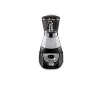 De'Longhi Alicia EMKM 4 - Cafetera independiente, semi-automática, 450 W, 2-4 tazas, metal, 1,4 l, negro/plata/transparente