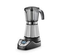 De'Longhi Alicia Plus - Cafetera Moka Eléctrica 3-6 Tazas Negro/Plata | Cafetera Italiana, Moka Eléctrica, Para 3-6 Tazas, Apagado Automático, EMKP63.B