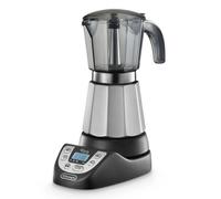 De'Longhi Alicia Plus EMKP 63.B Cafetera moka eléctrica, Independiente, 550 W, Negro, Plata
