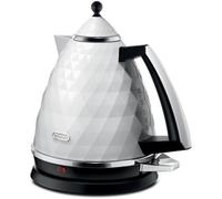 De'Longhi Brillante KBJ 2001.W - Tetera eléctrica, 200 W, 1.7L, plástico, blanco