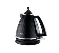 De'Longhi Brillante KBJ 2001.BK - Tetera eléctrica, 2000 W, 1.7 L, plástico, negro
