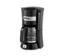 De'Longhi - Cafetera de Filtro 10-15 Tazas Negro | Cafetera, Jarra de Cristal, Depósito de Agua de 1,3L, Sistema Antigoteo, Apagado Automático, Indicador Nivel de Agua ICM15210