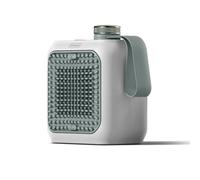 De'Longhi Capsule Desk - Termoventilador Cerámico Personal, Calefactor Eléctrico de Bajo Consumo, Calor Inmediato, Silencioso, Apagado Automático si se inclina, 360 W, Verde Salvia (HFX10B03.GR)