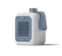 De’Longhi HFX10B03.LB calefactor eléctrico Interior Azul, Gris 360 W Ventilador eléctrico