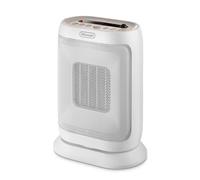 De'Longhi Capsule You&Me HFXR40T20.WB, Calefactor Quiet con Diseño Funcional, Temporizador 24h, Control Digital y Remoto, Termostato de Seguridad, 2 Niveles de Potencia, 2000W, Blanco/Beige