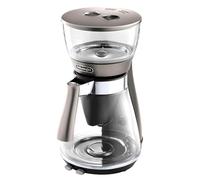 De'Longhi Clessidra ICM 17210 - Cafetera de filtro, preparación según las normas del ECBC y procedimiento clásico de chorro, termostato para una temperatura ideal, hasta 10 tazas, 1,25 litros, color plateado