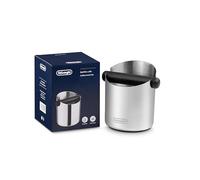 De'Longhi Coffee Knock Box DLSC084, Bote para Posos de Café, Acero Inoxidable, Base de Goma Antideslizante, Barra Extraíble, Cuerpo Resistente y Estable, Fácil de Limpiar
