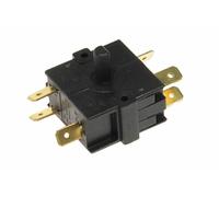 De'Longhi Conmutador selector calentador calentador baño vertical HBC3 HBE3 HVF3 HVS3 - 5 posiciones (4+0) - Negro - Manual - Rotary - Botón