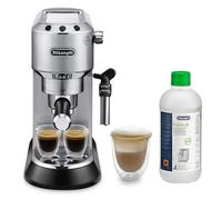 DeLonghi Dedica EC685.M Cafetera de Espresso Plata + EcoDecalk Líquido Descalcificador 500ml