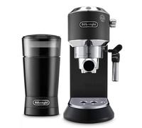Delonghi Dedica Style EC685BK Cafetera Espresso Manual Con Función Flow Stop + Molinillo De Regalo