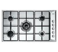 Delonghi DLI59DD Quemador Encimera 5 Fuegos 1 Doble Corona C. Lateral 90CM Inox