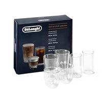 Colección Hot&Cold, Juego de 2 vasos de cappuccino, 2 vasos de cold brew, 2 vasos térmicos de doble pared