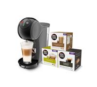 De'Longhi Dolce Gusto Genio S EDG226.A, Máquina de Café en Cápsulas, Incluye 3 Paquetes de Cápsulas, Diseño Compacto, Tamaño de Bebida Ajustable, Depósito de Agua Extraíble de 0,8L, 1600 W, Gris