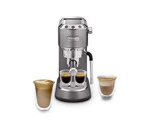 De'Longhi EC885.M Dedica Arte cafetera manual, lanza de vapor My LatteArt para cappuccino
