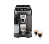 De'Longhi Magnifica Plus ECAM320.70.SB, Máquina de Café Automática con LatteCrema Caliente para Capuchino Automático, Pantalla Táctil a Color, Función Doble Espresso, Función X2, Negro Titanio