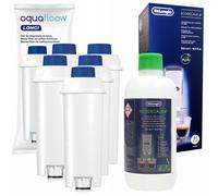 6x Filtro de agua compatible con DeLonghi DLS C002 + 2x Descalcificador...
