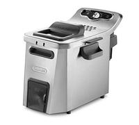 DeLonghi F44532CZ Solo - Freidora Independiente de Acero Inoxidable, 5 L, 3200 W, 1,5 kg, Negro