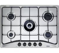 DELONGHI FFA57ASV Placa De Cocina 5 Quemadores 1 Triple Corona 70CM Inox